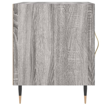 Mesita De Noche Madera De Ingeniería Gris Sonoma 40x40x50 Cm_3