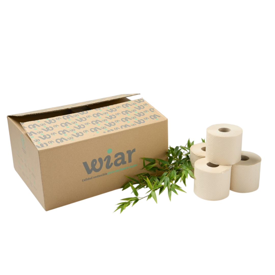 Papel Higiénico Bambú Wiar. Caja De 24 Unidades._0