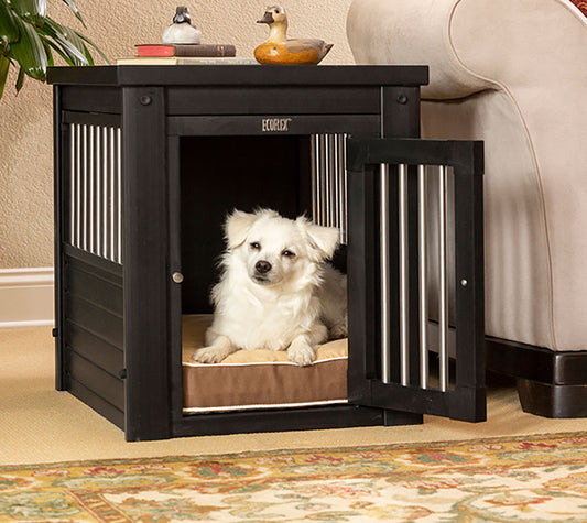 Jaula Para Perros Confort Modelo Arkansas - Perrera De Interior - Cuatro Colores Y Tres Tamaños A Elegir - Negro_0