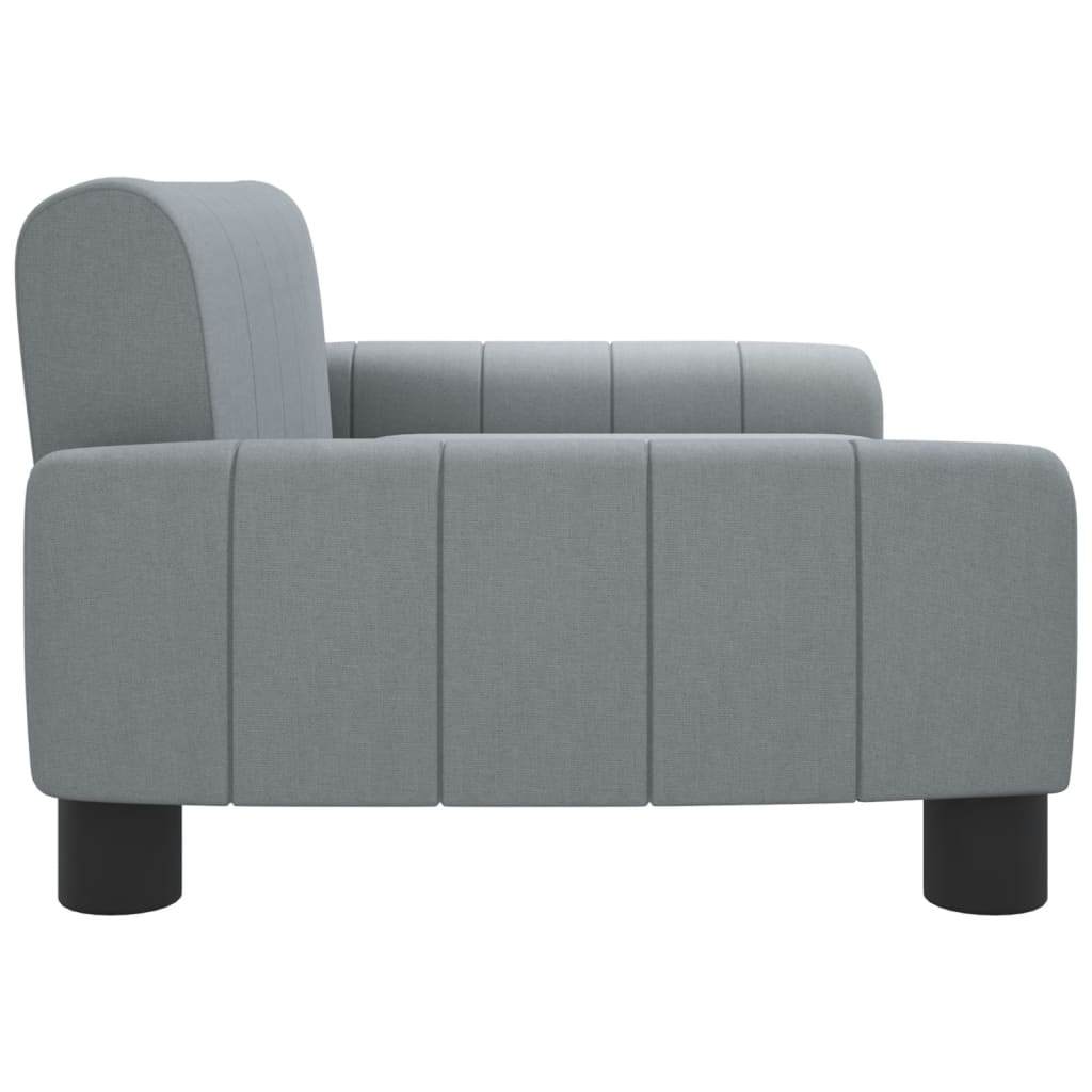 Cama Para Perros De Tela Gris Claro 70x45x30 Cm / Vetonek_4