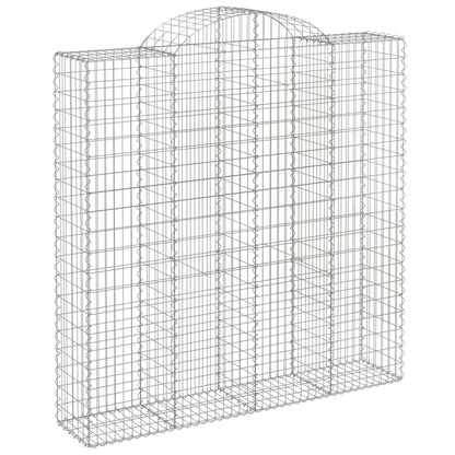 Cestas De Gaviones 12 Uds Forma De Arco Hierro 200x50x200/220cm_2