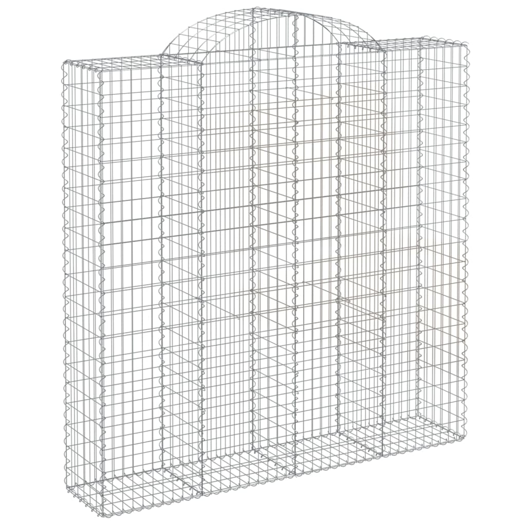 Cestas De Gaviones 4 Uds Forma De Arco Hierro 200x50x200/220 Cm_2