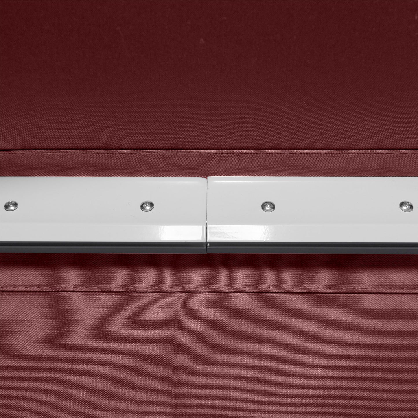 Outsunny Toldo Manual Retráctil 3,5x2,5 M Con Ángulo Ajustable Manivela Rojo_4