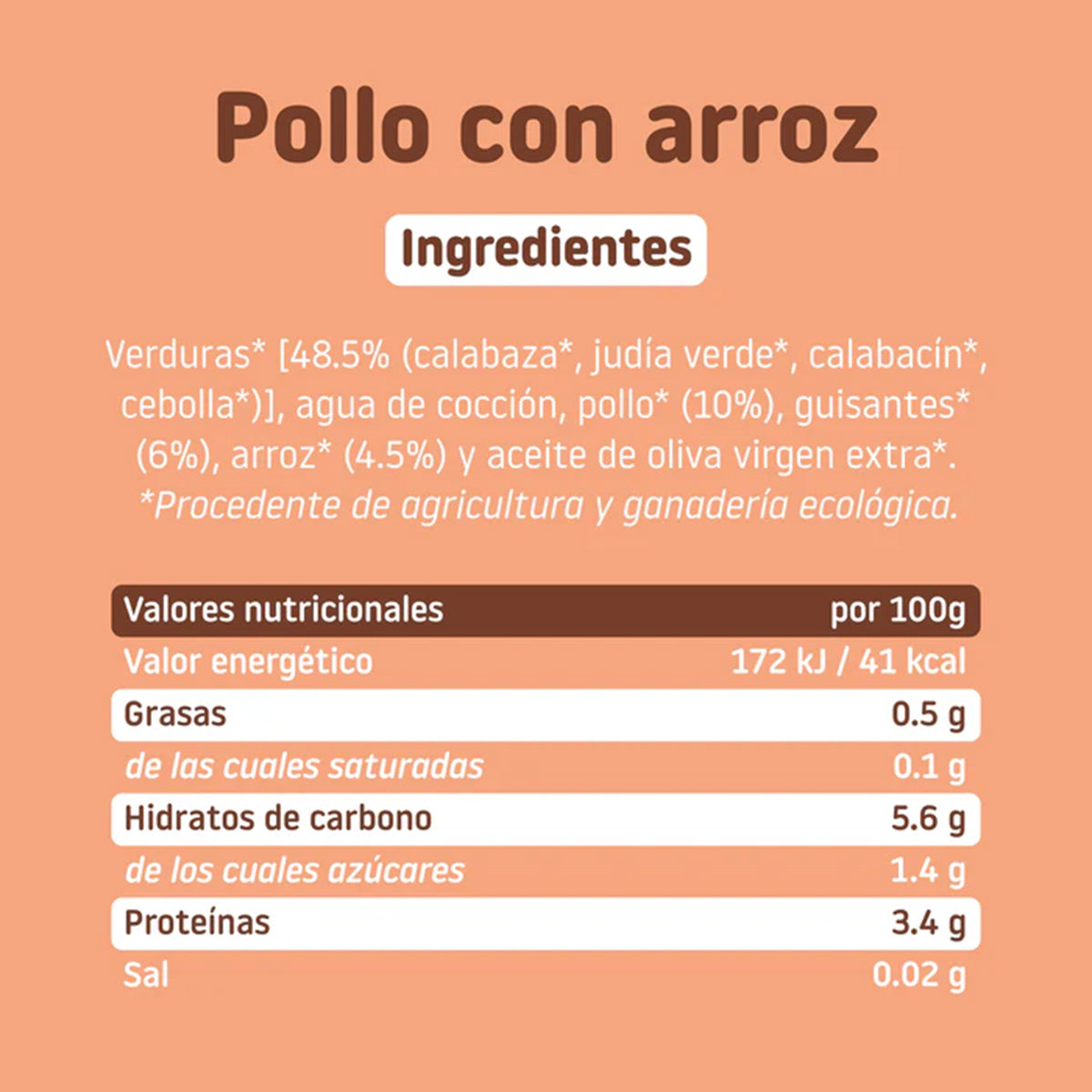 Pack 12x Tarritos Dorados BIO pollo con arroz +6 meses Smileat, 230g