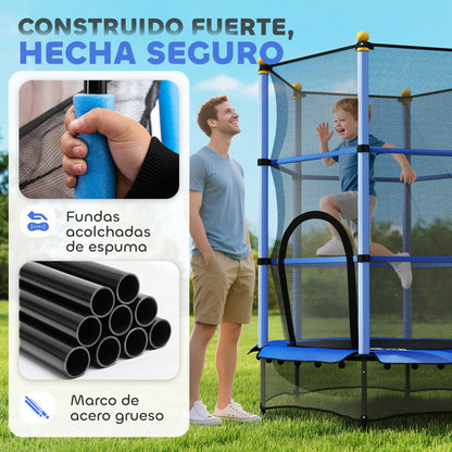 Homcom Cama Elástica Infantil Ø140 Cm_3