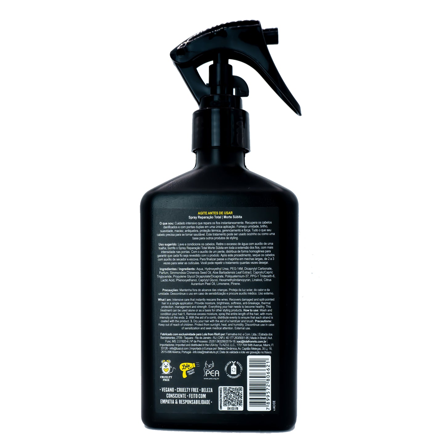 Spray Reparaçáo Total Morte Súbita Lola Cosmetics 250ml_2