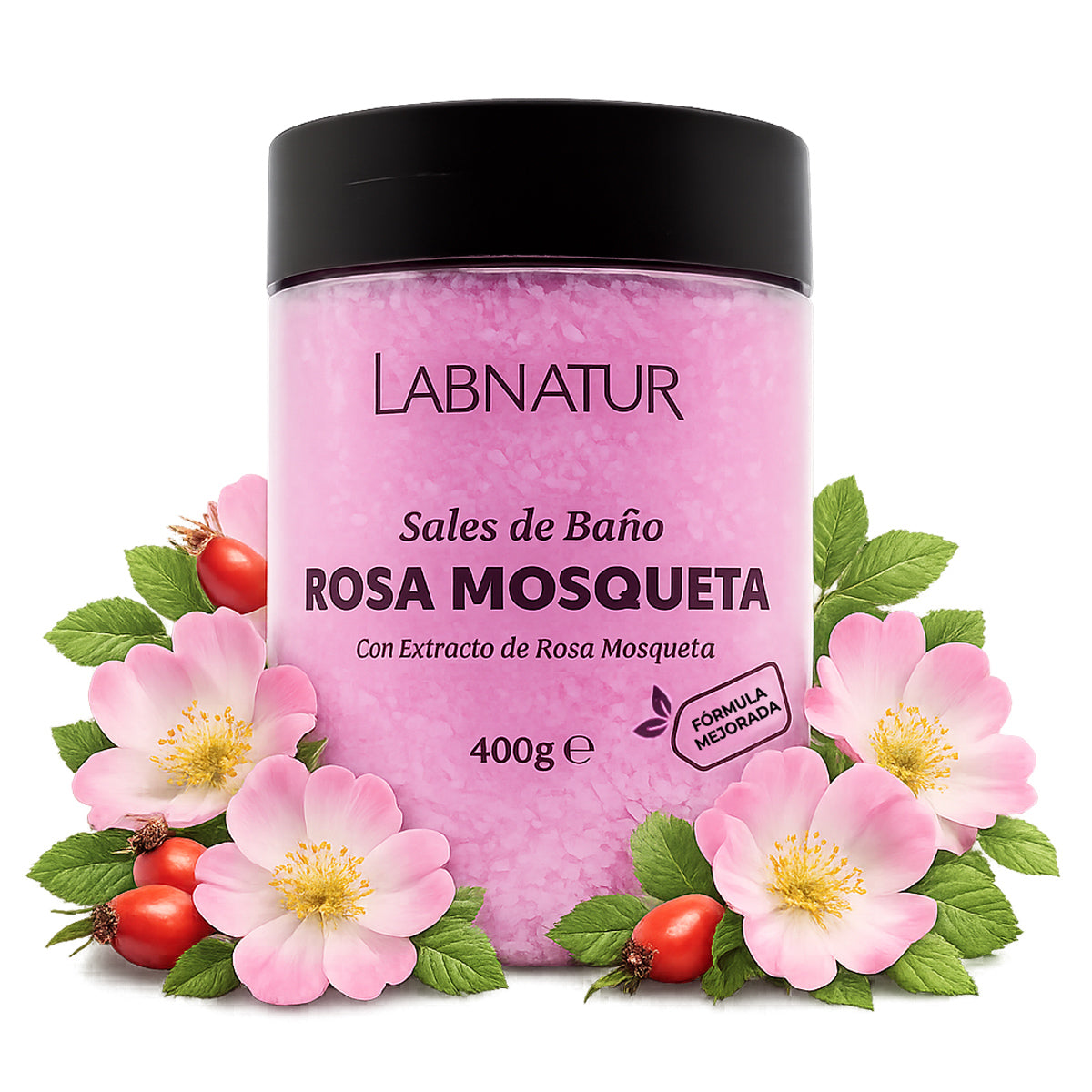 Sales de Baño Rosa Mosqueta 400 g | Hidratantes y Regeneradoras | Cuidado de la Piel y Bienestar_1