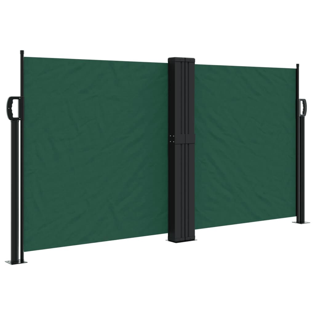 Vidaxl Toldo Lateral Retráctil Verde Oscuro 120x600 Cm_0