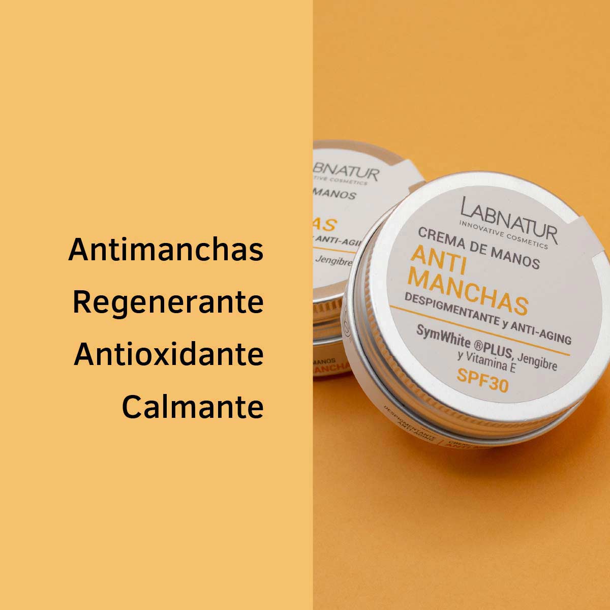 Crema de Manos Antimanchas Labnatur 50 ml | SymWhite Plus y Jengibre | SPF30 | Tono Uniforme_3