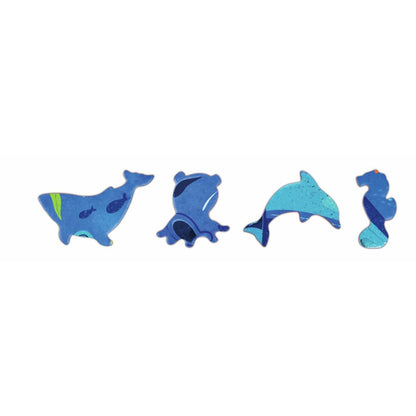Puzzle Suelo 200pzas Ballena Hape_3