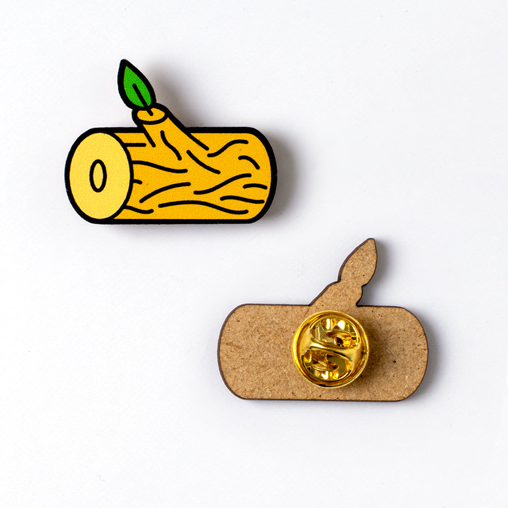 Wood Pin | Accesorio Moderno Y Original Para Chaquetas, Mochilas Y Bolsos_1