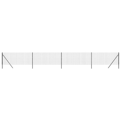 Cerca De Alambre De Acero Galvanizado Gris Antracita 1x10 M / Vetonek_2