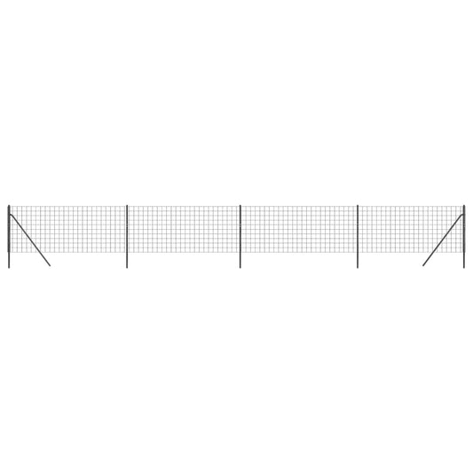 Cerca De Alambre De Acero Galvanizado Antracita 0,8x10 M / Vetonek_0