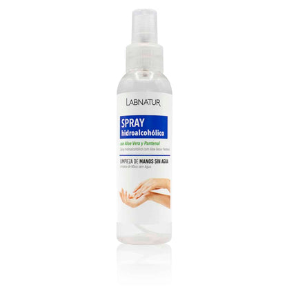 Spray Hidroalcohólico con Aloe Vera Labnatur 125 ml | Limpieza de Manos sin Agua | Hidrata y Suaviza | Vegano_0