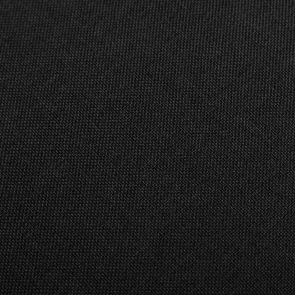 Taburetes De Cocina 2 Unidades Tela Negro_5