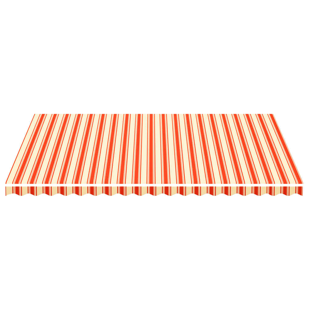 Tela De Repuesto Para Toldo Amarillo Y Naranja 5x3,5 M Poliéster_2