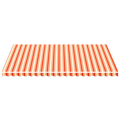 Tela De Repuesto Para Toldo Amarillo Y Naranja 5x3,5 M Poliéster_2