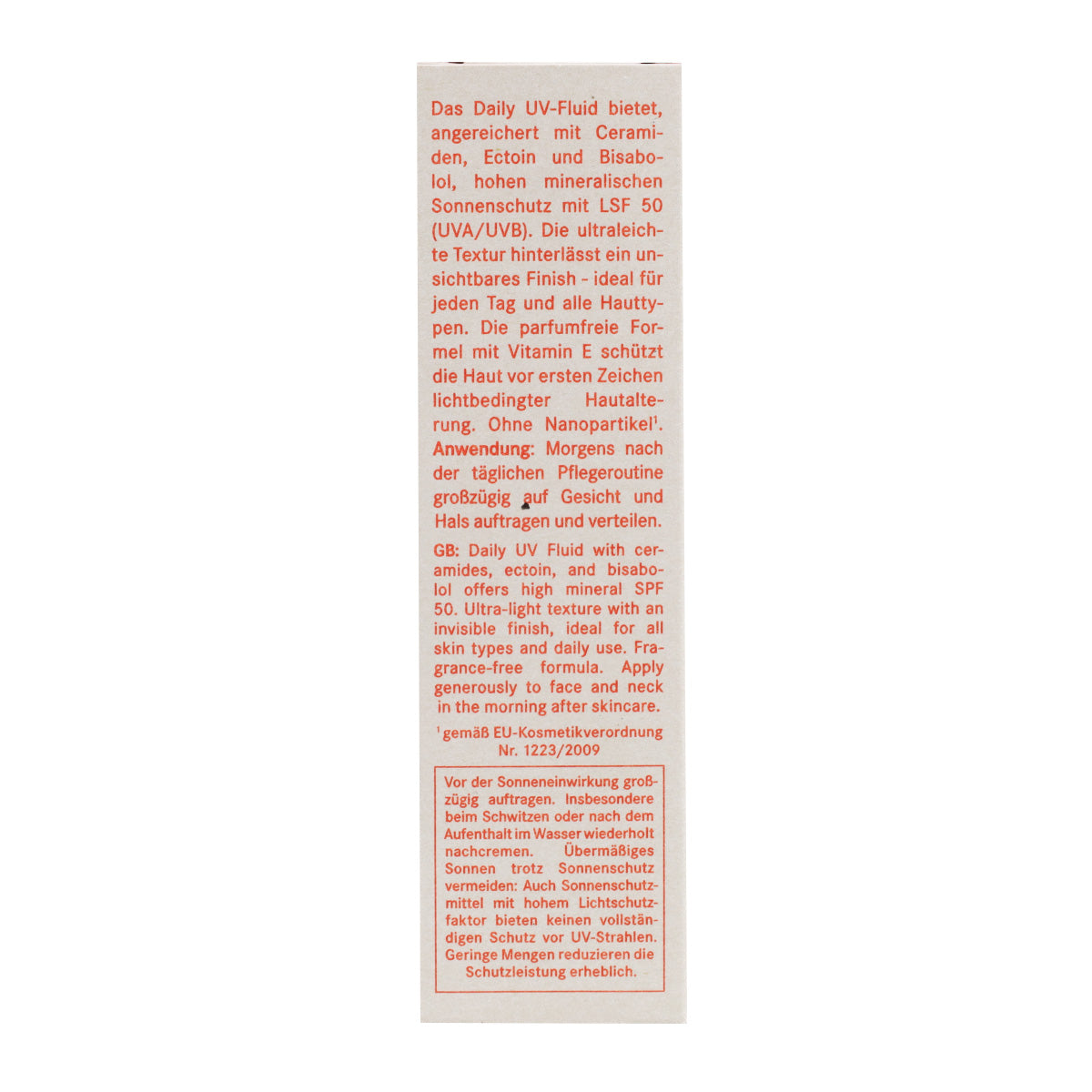 Fluido facial de uso diario UV SPF50 I+M 30 ml