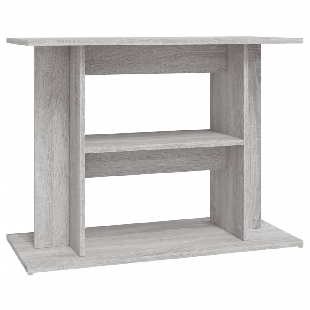Vidaxl Soporte Para Acuario Sonoma Gris 80x35x60 Cm Madera Sintética_0