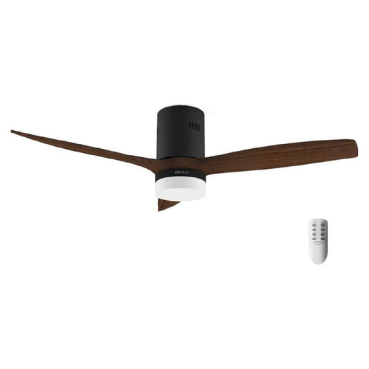 Cecotec Ventilador De Techo Energysilence Aero 5600 Classic Black. 40w, Motor Dc, Diámetro 132cm, 3 Aspas, Lámpara Led 1_0