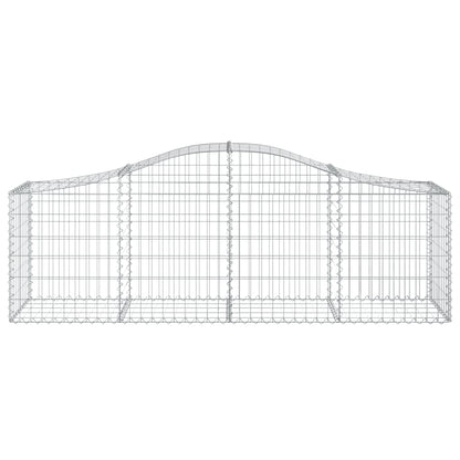 Cestas De Gaviones 8 Uds Forma De Arco Hierro 200x50x60/80 Cm_3
