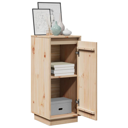 Aparador De Madera Maciza De Pino 31,5x34x75 Cm / Vetonek_3