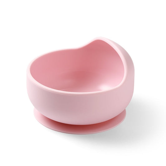 Bowl Silicona Con Ventosa Para Bebés Rosa_0