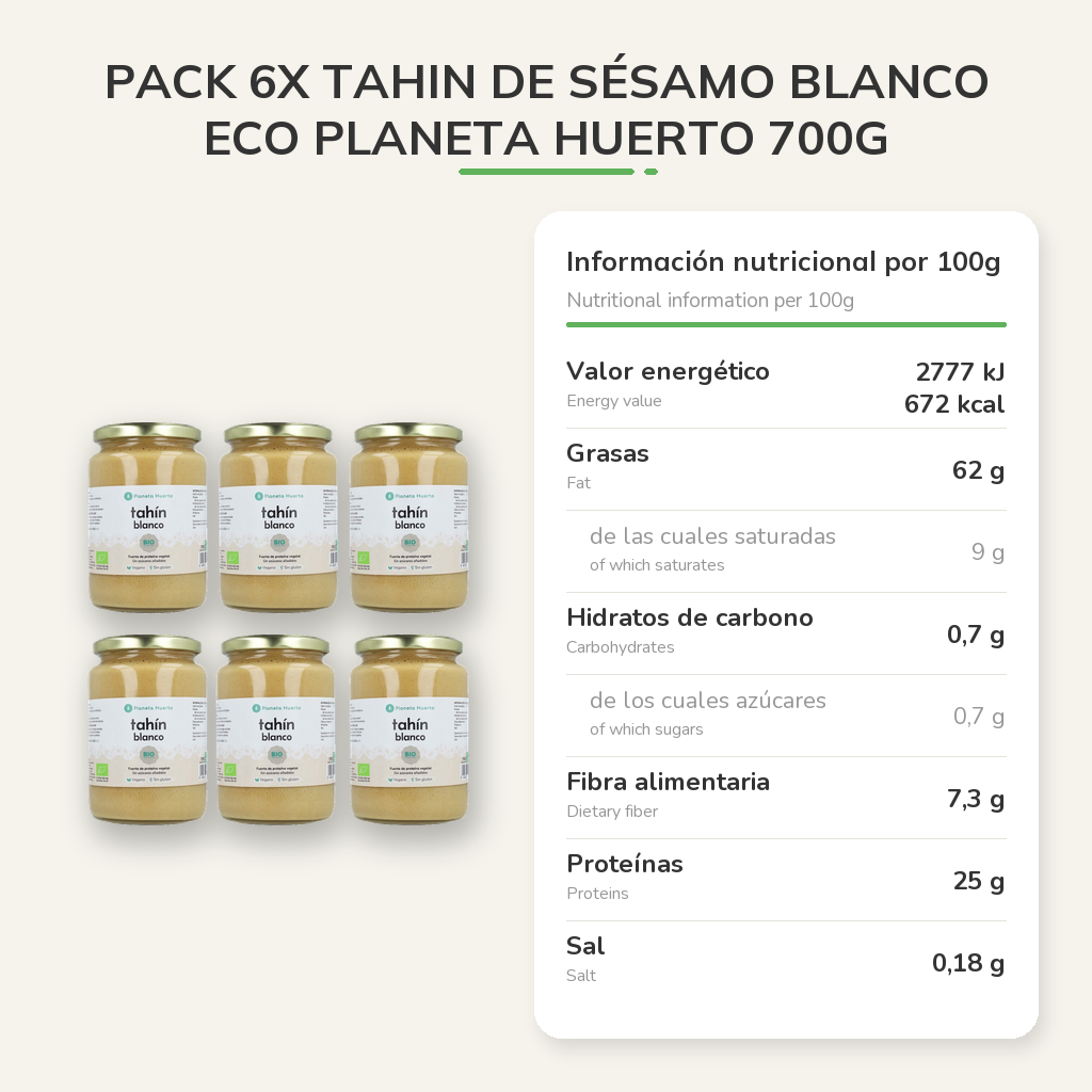 Información nutricional