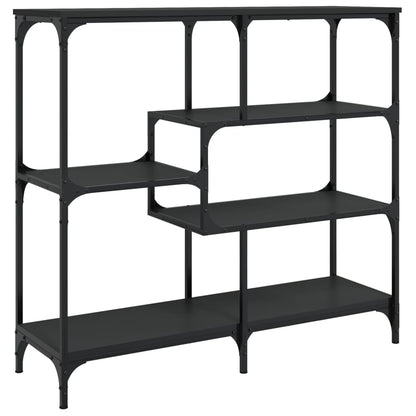 Mesa Consola Madera Contrachapada Negro 103x32x95 Cm_0