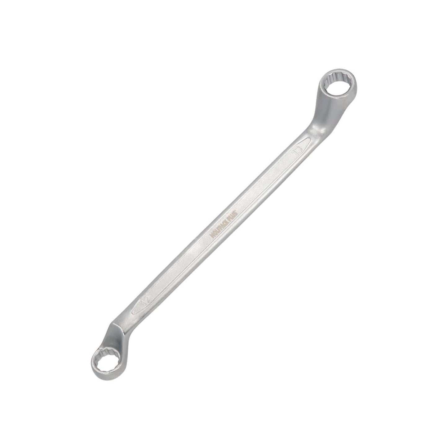 Llave Estrella Acodada Plus Acero Cromo Vanadio 12x13 Din 838. Llave Doble Boca Acodada, Llave Fija Estrella Acodada_0