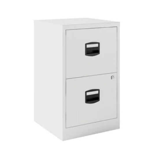 Cajonera Bisley Pfa 2 Cajones Archivo. Fija. 40cm Blanco_0