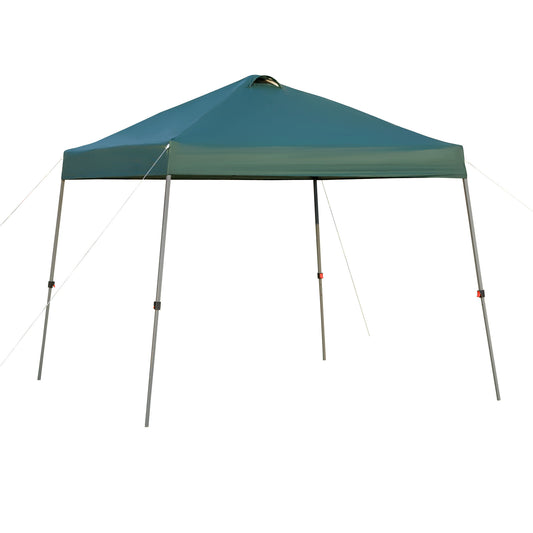 Outsunny Cenador Plegable 3x3m Jardín Con Bolsa De Transporte Con Ruedas Camping_0