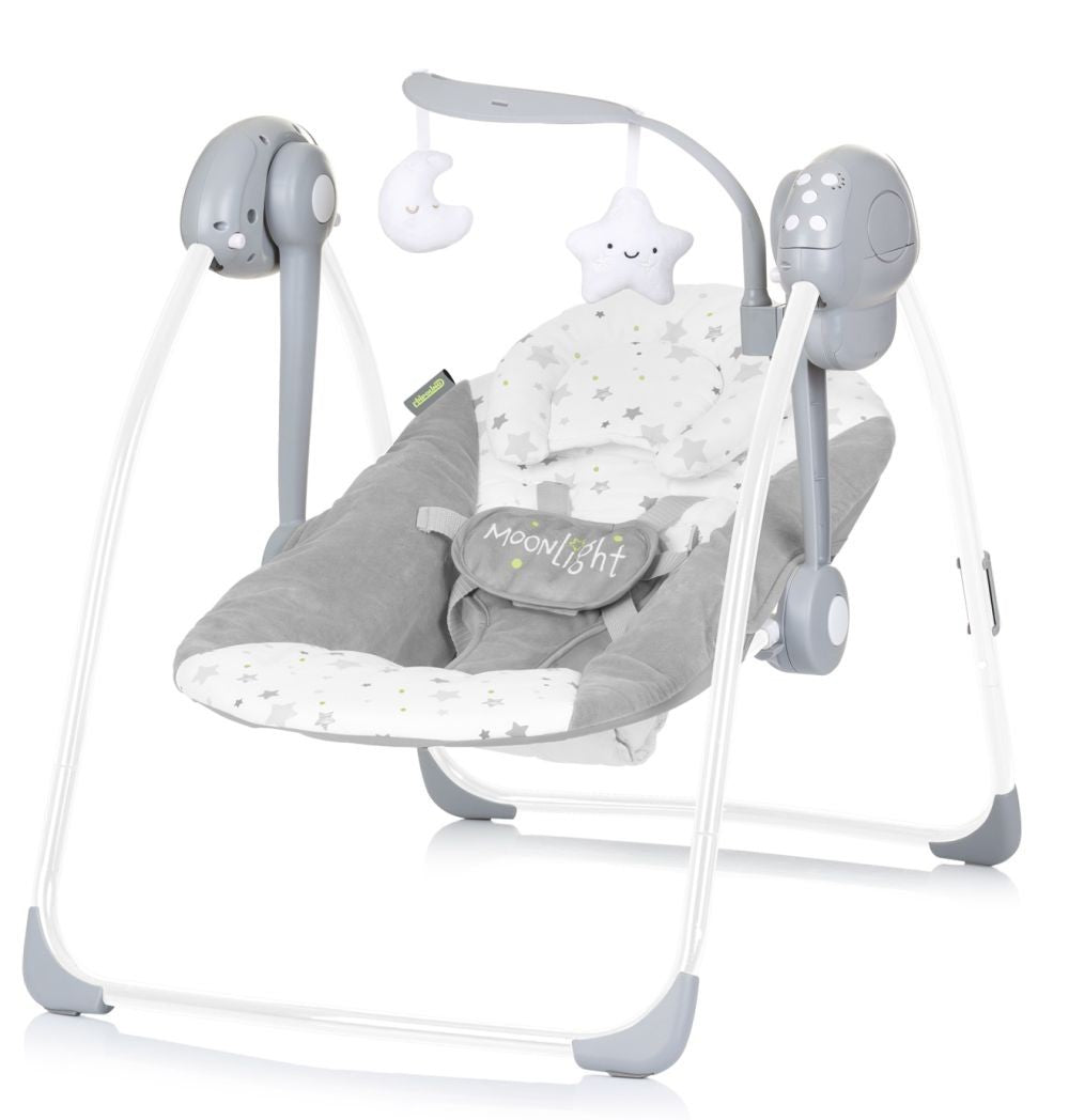 Columpio Eléctrico Para Bebé Moonlight Ash Grey_0