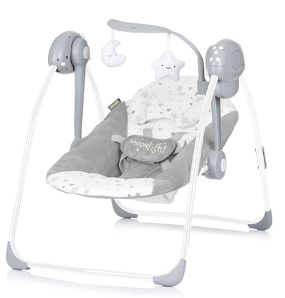 Columpio Eléctrico Para Bebé Moonlight Ash Grey_0