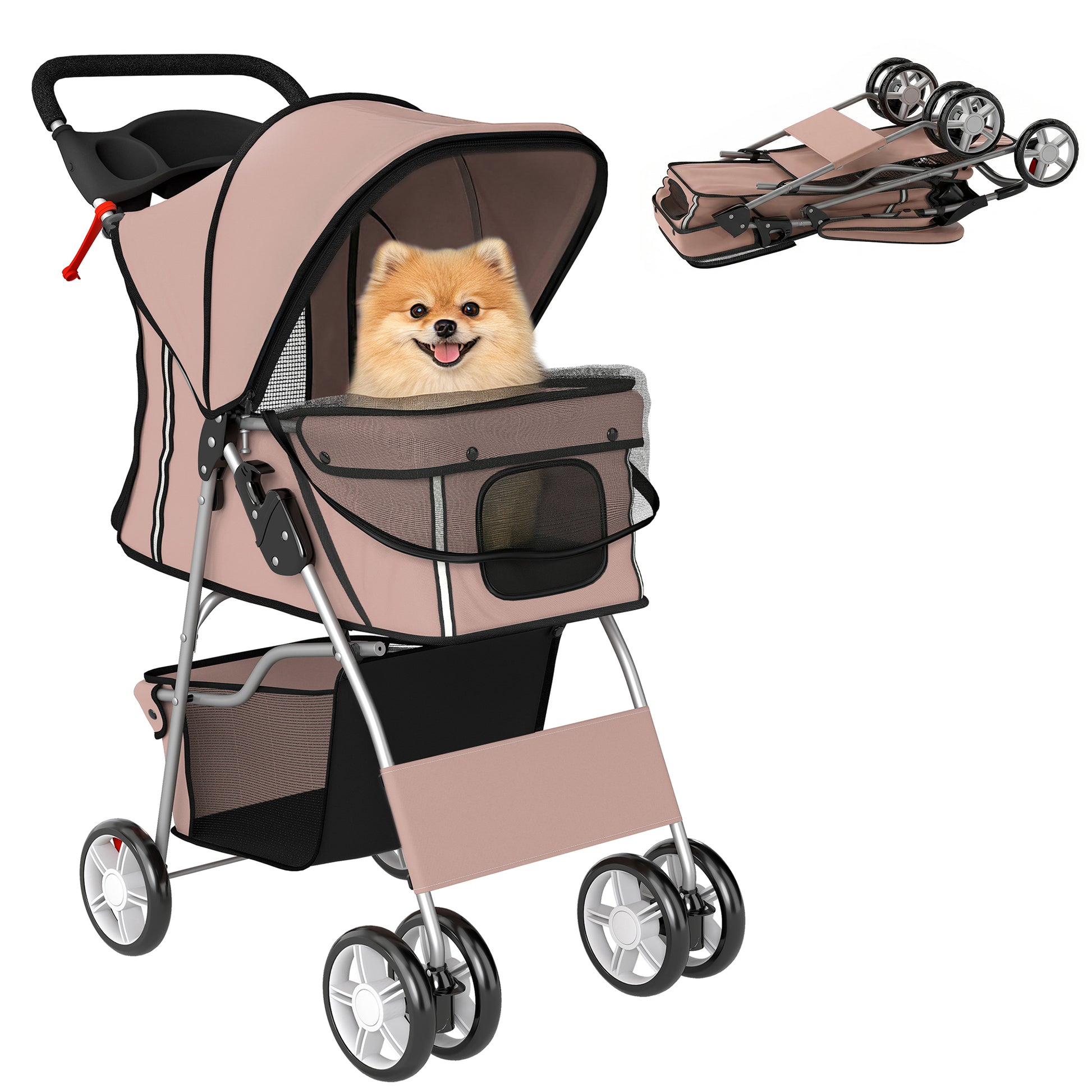 Pawhut Carrito Para Perros Plegable_0