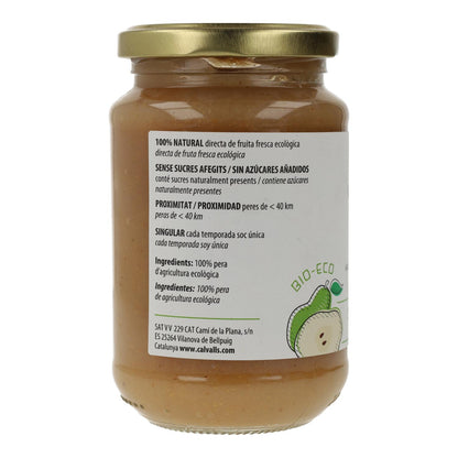 Compota de pera ECO Cal Valls, 350 g