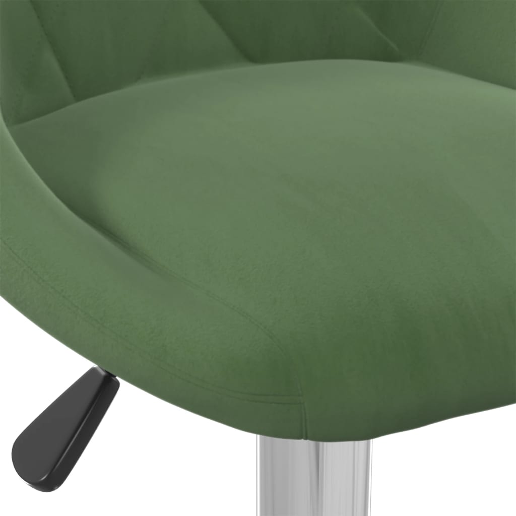 Taburete De Cocina De Terciopelo Verde Oscuro_5
