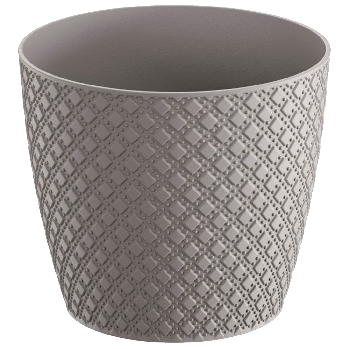 Maceta Orient 9l., Dimensiones (mm) 258x258x229, Color Gris Piedra_0
