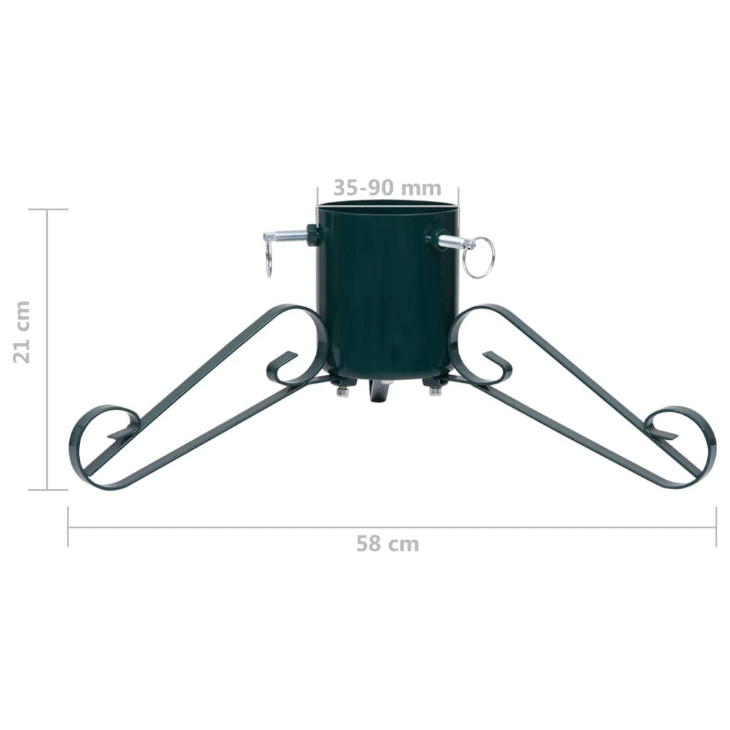 Vidaxl Soporte Para Árbol De Navidad Verde 58x58x21 Cm_2