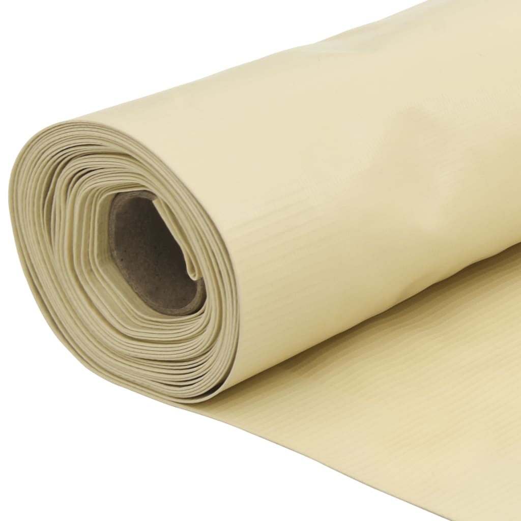 Pantalla De Privacidad De Balcón Pvc Crema 1000x75 Cm / Vetonek_1
