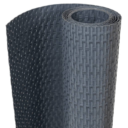 Toldo Para Balcón Ratán Sintético Gris Antracita 500x90 Cm / Vetonek_5