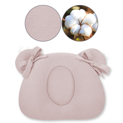 Natural Baby Almohada Cojin Plagiocefalia Bebés Muselina_2