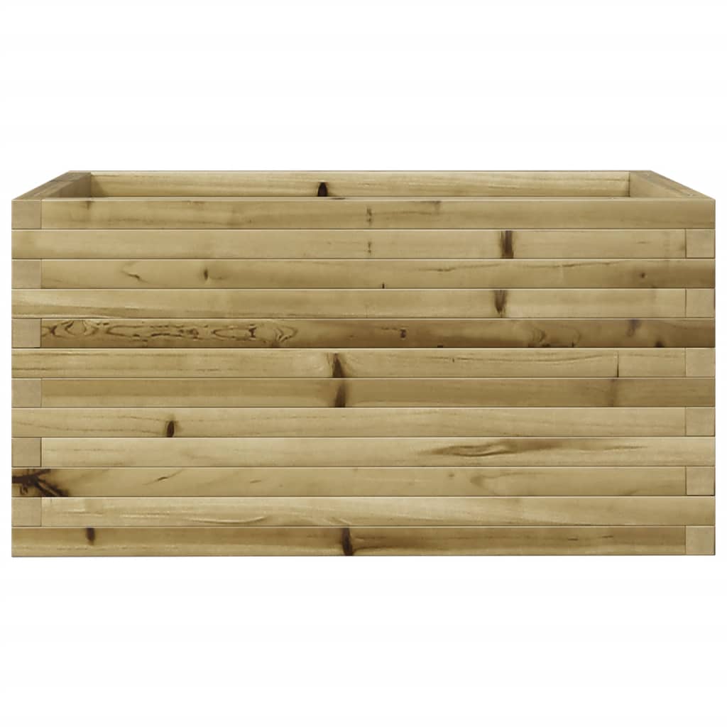Jardinera De Madera De Pino Impregnada 90x60x45,5 Cm_4