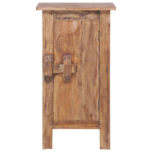 Mesita De Noche De Madera Reciclada Mixta 43x31x80 Cm_0
