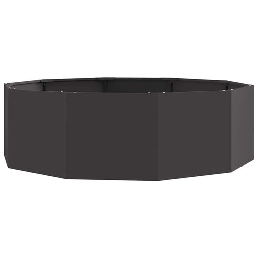 Jardinera Negro 120 X 120 X 35 Cm Acero_0