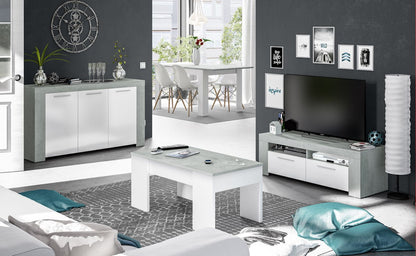 Mueble Tv Ambit Blanco Cemento_2