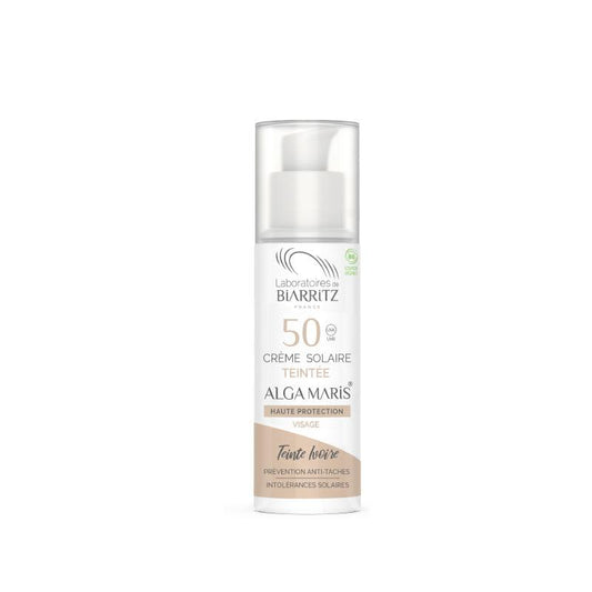 Crema facial color marfil spf 50 Biarritz