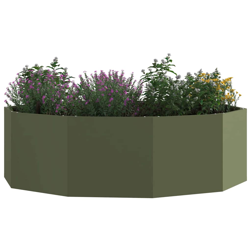 Jardinera Verde Oliva 120 X 120 X 35 Cm Acero_2