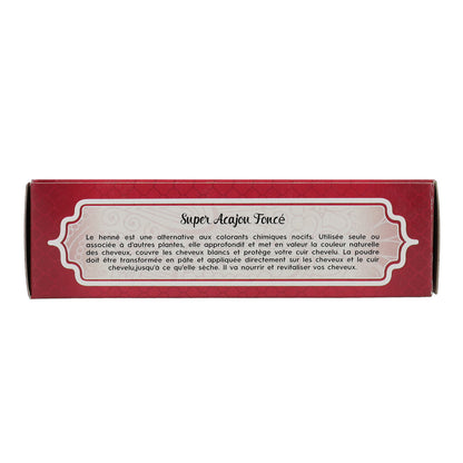 Henna polvo super caoba oscuro Radhe Shyam 100 g