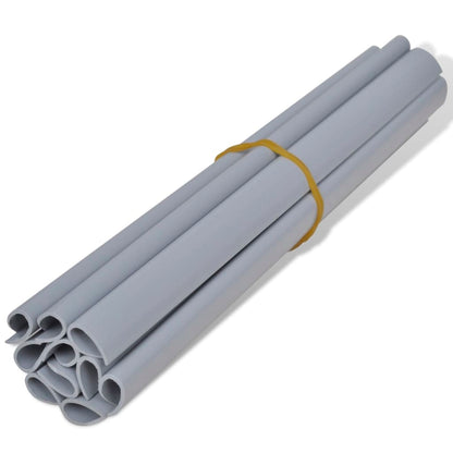 Panel De Valla De Pvc Gris Claro 70x0,19 M / Vetonek_2